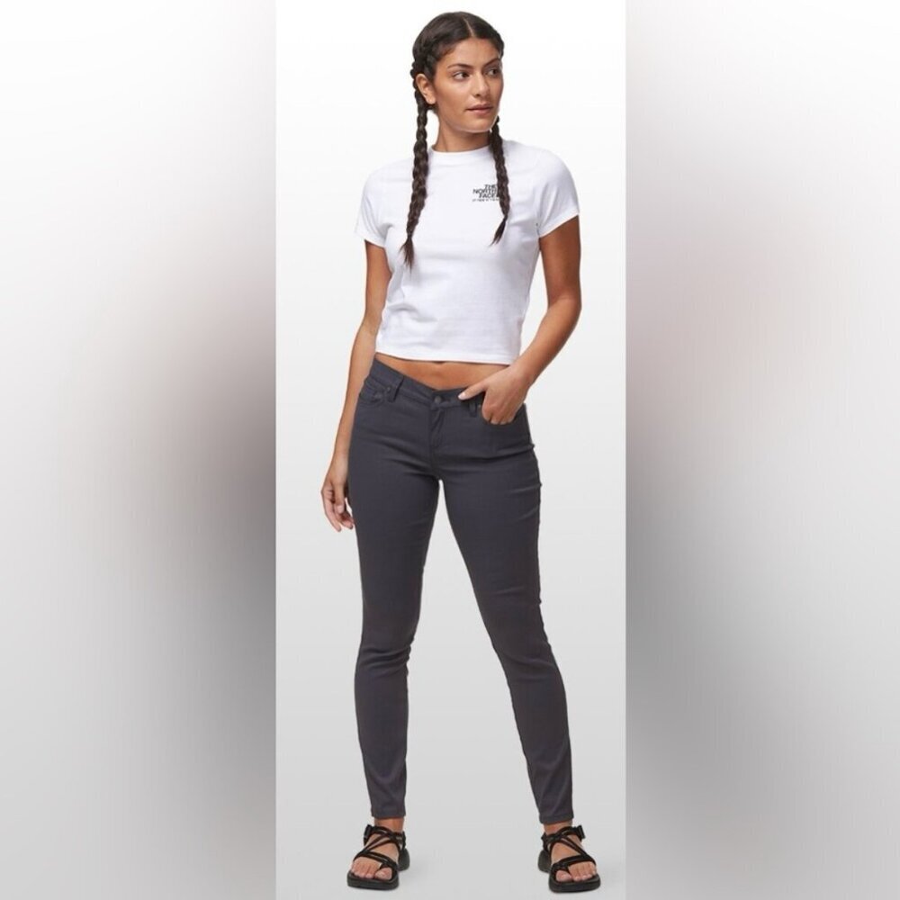 PRANA Briann Slim Fit Hiking Pants Dark Gray 6